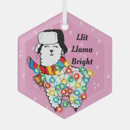 Lit Llama Ornament - vakantieplezier