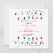 Lit Noël Cocktail Invitation (Dos)