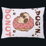 Lit Pour Animaux Pug N Donut Doughnut Day Blanket<br><div class="desc">Wall Art Decor: Good idea for home interior walls decor such as living room,  bedroom,  kitchen,  bathroom,  guest room,  office and others,  also be good gift ideas for your friends. Wall art paintings use high quality waterproof sunfast Blanket material</div>