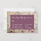 Lit Rose & Cartes RSVP Rose Amaranth (Devant)