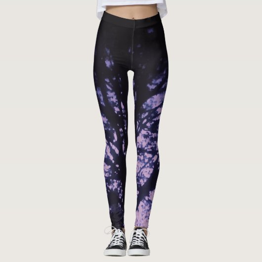 Lit-serie - Paarse Leggings (Voorkant)