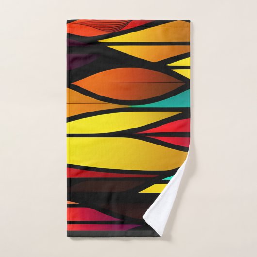 Lit Stainen Verre Cattails Mosaic Motif (Serviette à main)