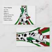 l'Italie, cartes de visite d'entraîneur du (Devant / Derrière)