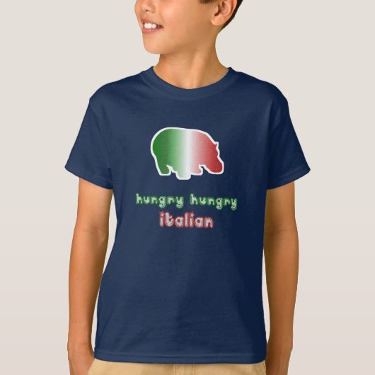 L'Italien affamé badine le T-shirt (Devant)