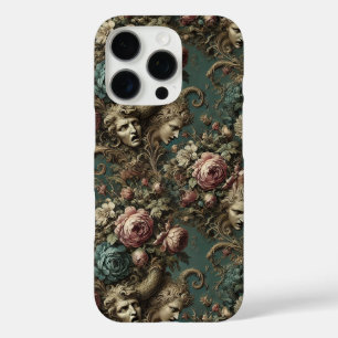 Litanie van Aristocraten - Gotische Bloemen Ontwer iPhone 16 Pro Hoesje