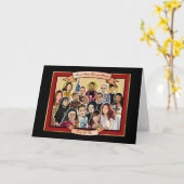 Litanie van de heiligen wenskaart kaart (Gele Bloem)