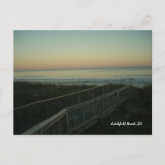 Litchfield Beach, South Carolina-Sunset Briefkaart