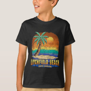 Litchfield Beach South Carolina Vintage in nood T-shirt