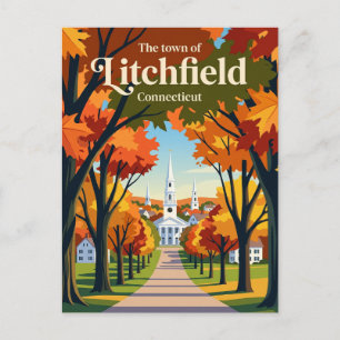 Litchfield Connecticut Briefkaart