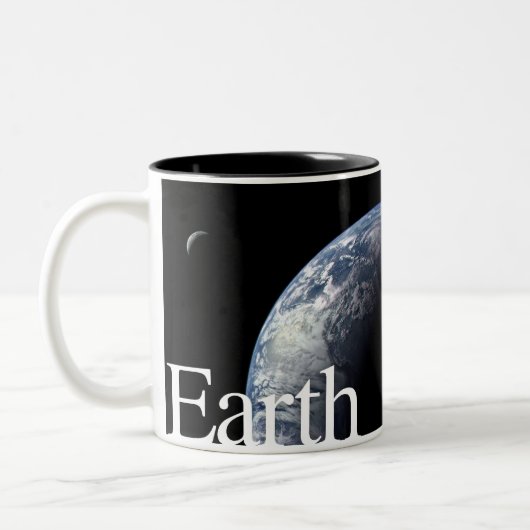 LITD Planet-Mok: Aarde Tweekleurige Koffiemok (Links)