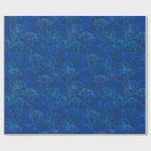 Lite Blue Jellyfish Cadeaupapier (Vlak)