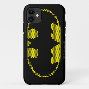 Lite-Brite Bat Emblem iPhone 11 Hoesje