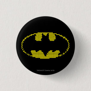 Lite-Brite Bat Emblem Ronde Button 3,2 Cm