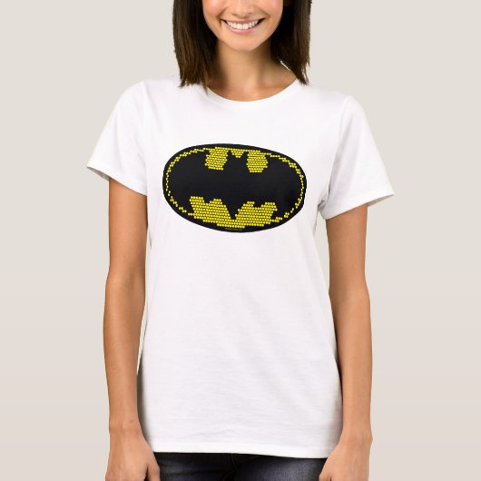 Lite-Brite Bat Emblem T-shirt (Voorkant)