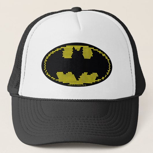 Lite-Brite Bat Emblem Trucker Pet (Voorkant)