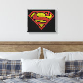 Lite-Brite S-Shield Canvas Afdruk (Insitu (Slaapkamer))