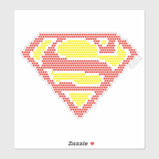 Lite-Brite S-Shield Sticker (Vel)