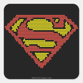 Lite-Brite S-Shield Vierkante Sticker