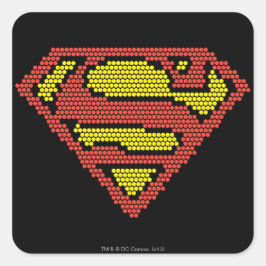 Lite-Brite S-Shield Vierkante Sticker