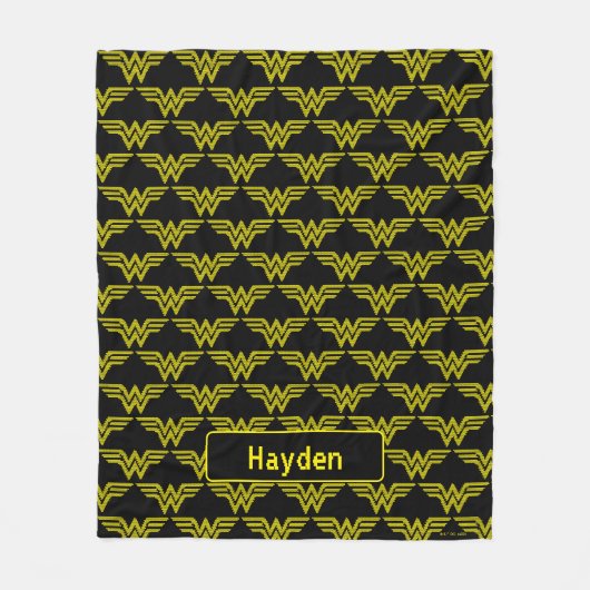 Lite-Brite WW-symbool Fleece Deken (Voorkant)