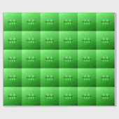 Lite green gradient geometry mesh patroon mesh pat cadeaupapier (Vlak)