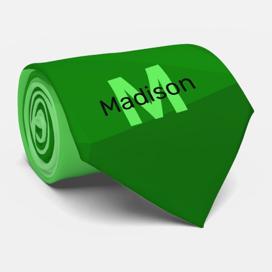 Lite green gradient geometry mesh patroon mesh pat stropdas (Opgerold)