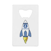 Litecoin À La Fusée Lune (Devant)