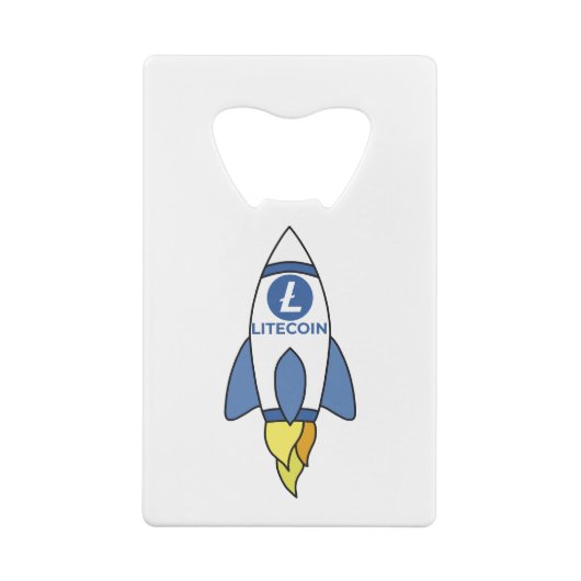Litecoin À La Fusée Lune (Dos)