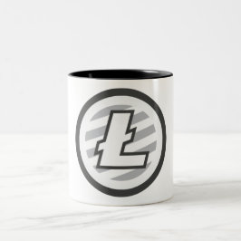 Litecoin Coffee Cup Tweekleurige Koffiemok