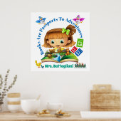 Literacy Books Teacher Poster (Keuken)