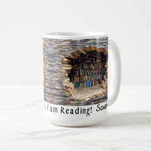 Literair Boekenplank Leesmok, Perfect voor Boekenw Koffiemok