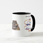 Literair cadeau voor boekenliefhebbers mok (Voorkant rechts)