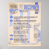Literair Poster december kalender (Voorkant)