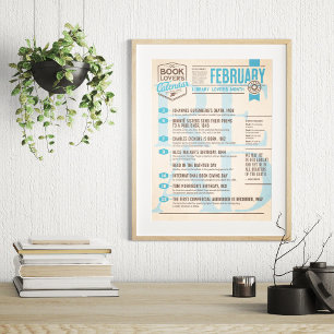 Literair Poster februari kalender
