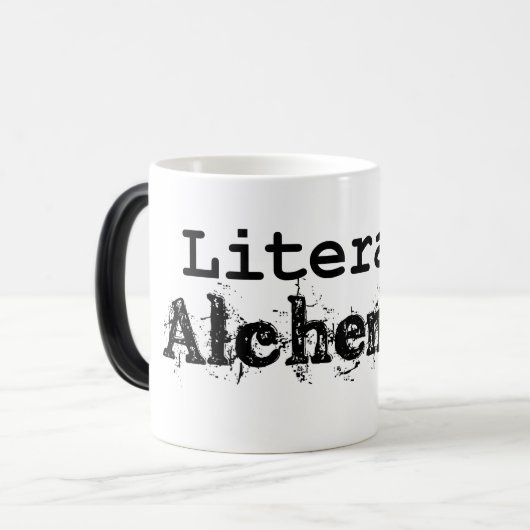 Literaire alchemist Morphing Mok (Voorkant links)