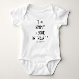 Literaire Baby Drunkard Reader Gift Outfit Romper