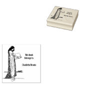 Literaire Ex-Libris Stempel (Gestempeld)