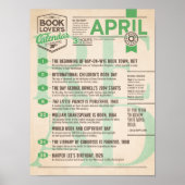 Literaire Kalender April Poster (Voorkant)