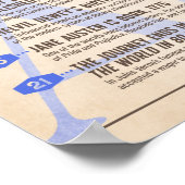 Literaire kalender decemberposter poster (Hoek)