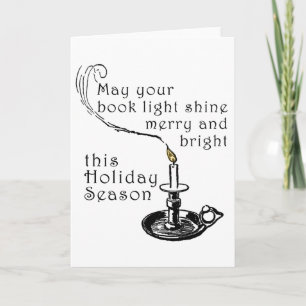 Literaire Kerstkaart Feestdagen Kaart