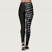 Literaire Leggings (Achterkant)