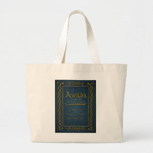 Literaire Merch Canvas tas 'Awilda'