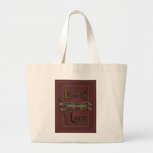 Literaire Merch Canvas tas 'Lord of Lorn' (Voorkant)