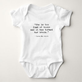 Literaire Nerdy Reader-Baby Romper