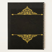 Literaire notities – Dark Academia Planner (Achterkant)