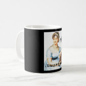 Literaire Queen Coffee Cup  Jane Austen Mok (Voorkant links)