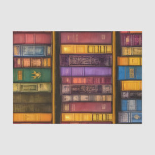 Literaire schatten - klassieke oude boeken tissuepapier