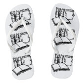 Literaire Teenslippers (Voetbed)