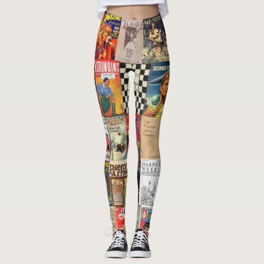 Literaire tijdschriften leggings (Voorkant)