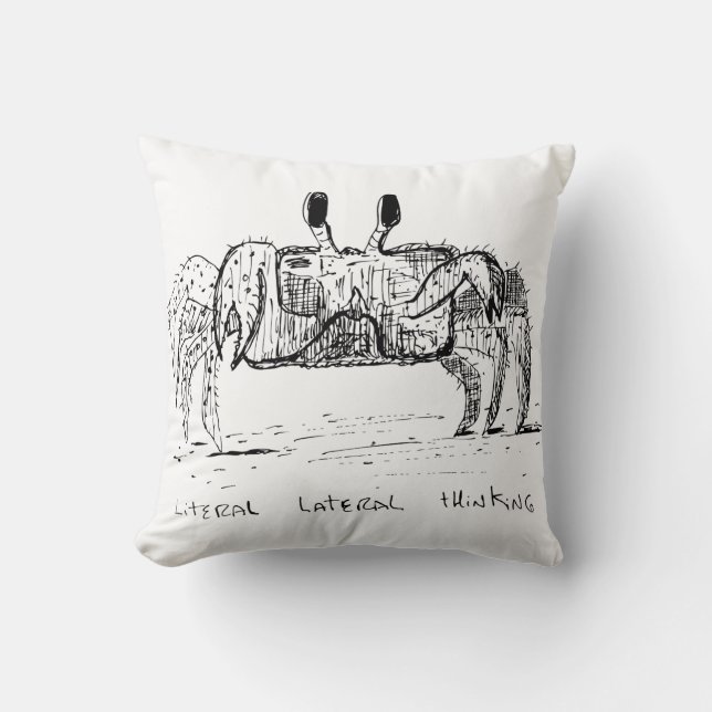 Literal Lateral Thinking Kussen (Voorkant)